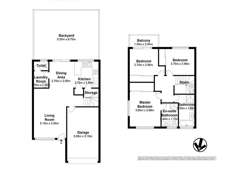 Floorplan of Homely townhouse listing, 26/2 Sienna Street, Ellen Grove QLD 4078