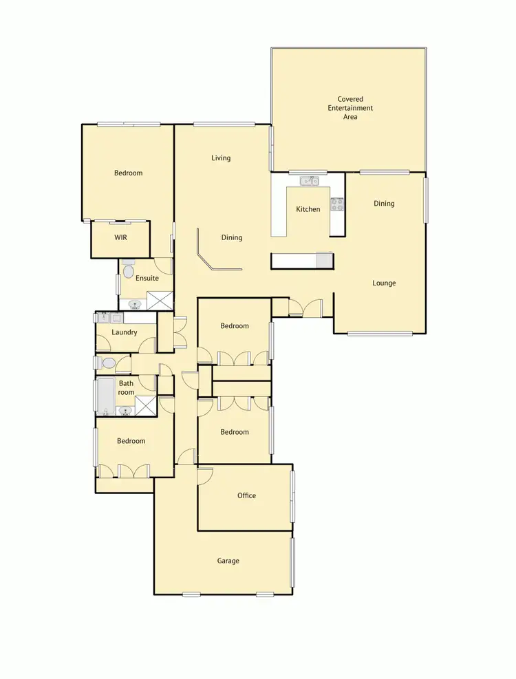 Floorplan of Homely house listing, 136 Chelsea Crescent, Minyama QLD 4575