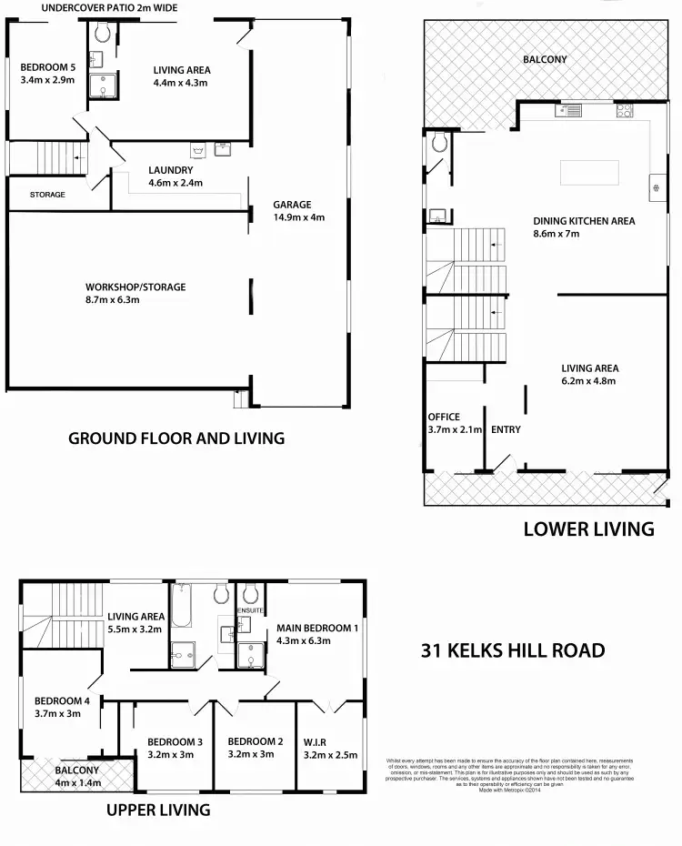 Floorplan of Homely house listing, 31 Kelks Hill Road, Nambour QLD 4560