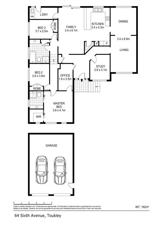 Floorplan of Homely house listing, 64 Sixth Avenue, Toukley NSW 2263