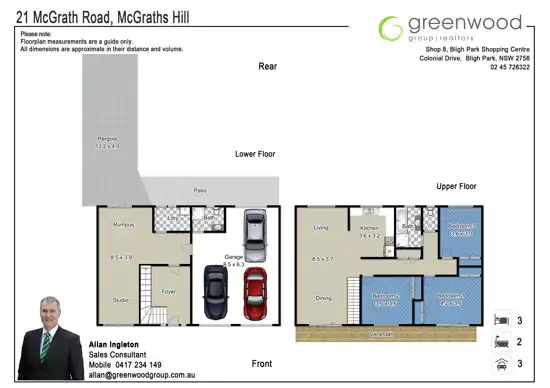 Floorplan of Homely house listing, 21 McGrath Rd, Mcgraths Hill NSW 2756