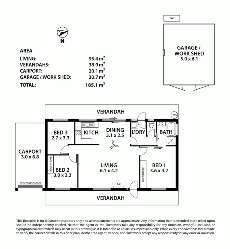 Floorplan of Homely house listing, 3 Ware Close, Mount Barker SA 5251