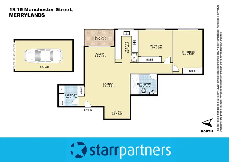 Floorplan of Homely unit listing, 19/15-21 Manchester Street, Merrylands NSW 2160