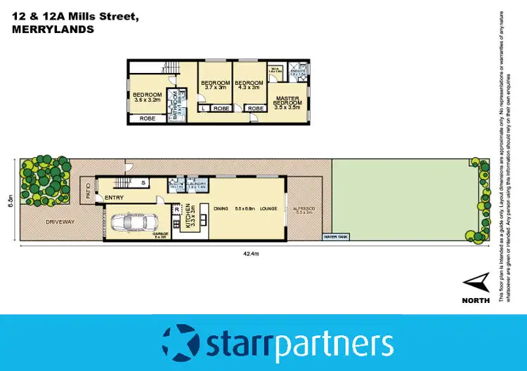 Floorplan of Homely house listing, 12 & 12A Mills Street, Merrylands NSW 2160