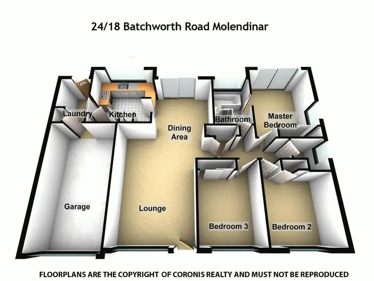 Floorplan of Homely townhouse listing, 24/18 Batchworth Road, Molendinar QLD 4214