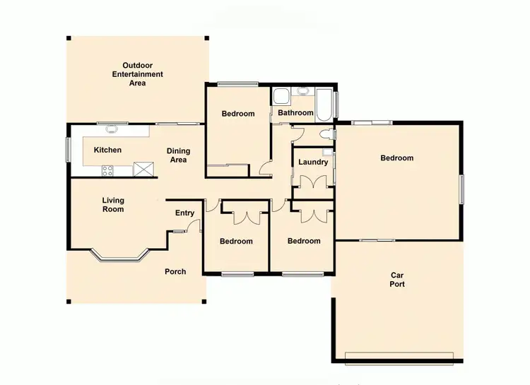 Floorplan of Homely house listing, 4 Maple Street, Kallangur QLD 4503