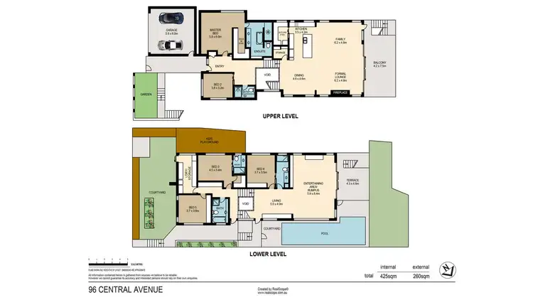 Floorplan of Homely house listing, 96 Central Ave, St Lucia QLD 4067