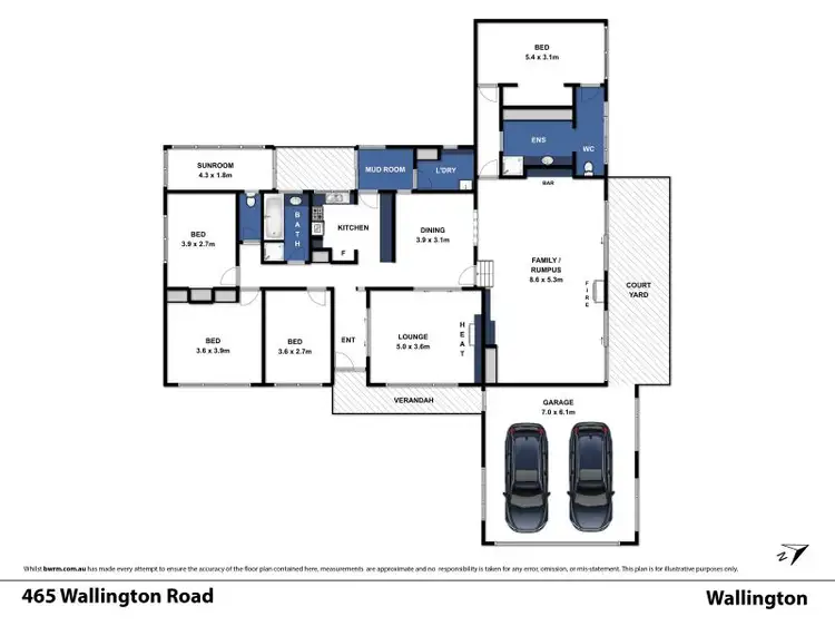 Floorplan of Homely house listing, 465 Wallington Road, Wallington VIC 3222
