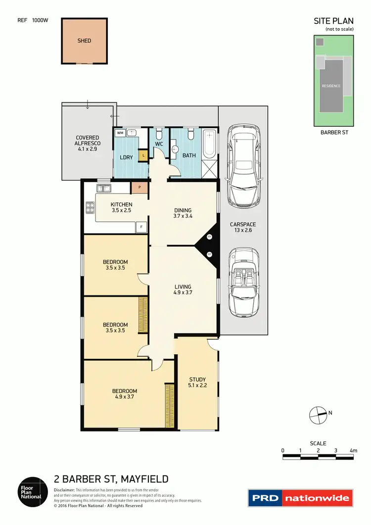 Floorplan of Homely house listing, 2 Barber Street, Mayfield NSW 2304