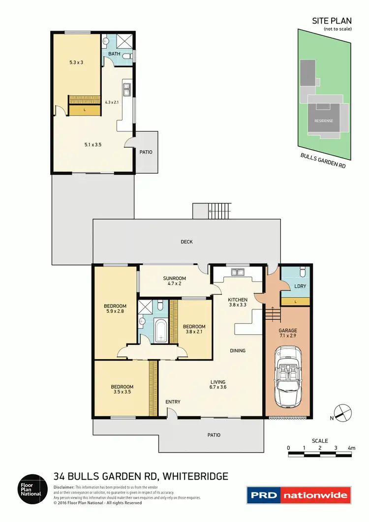 Floorplan of Homely house listing, 34 Bulls Garden Road, Whitebridge NSW 2290