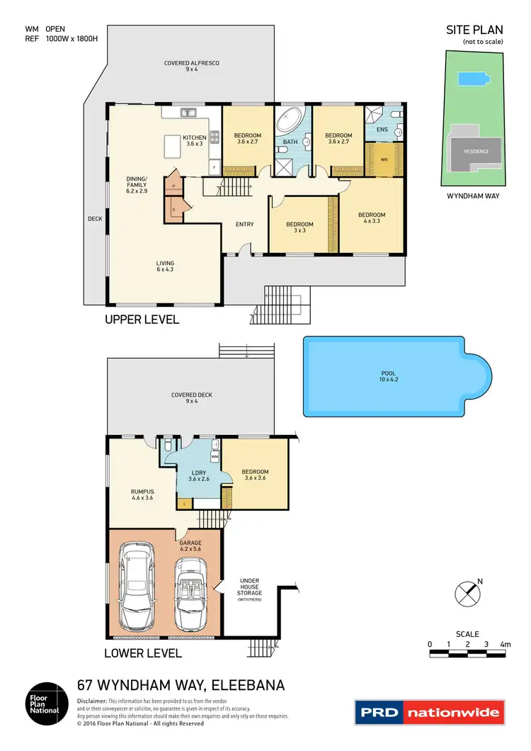 Floorplan of Homely house listing, 67 Wyndham Way, Eleebana NSW 2282