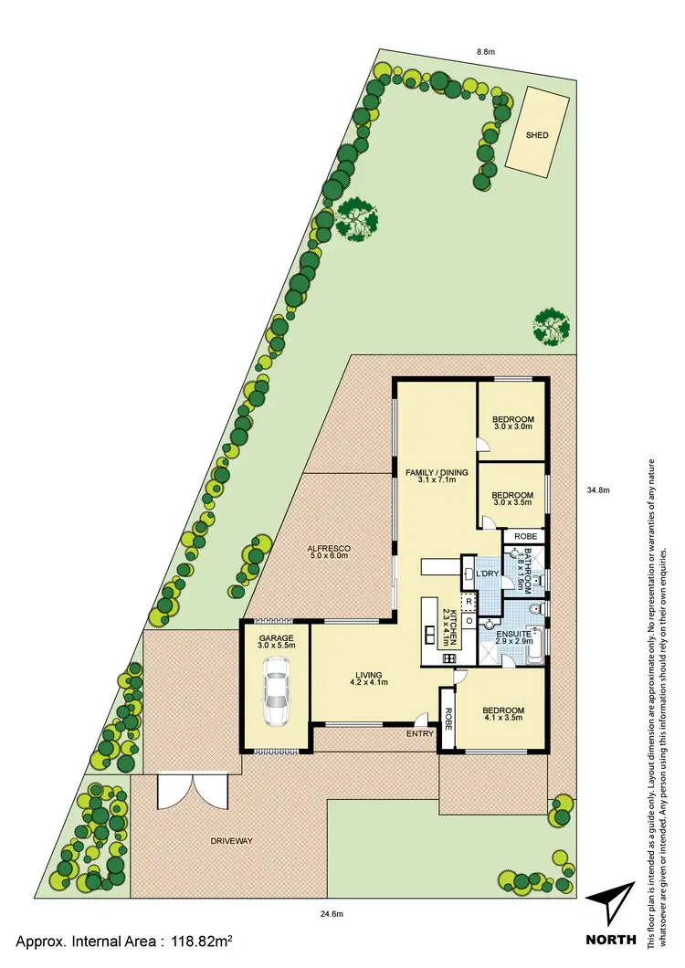 Floorplan of Homely house listing, 54 Vella Crescent, Blacktown NSW 2148
