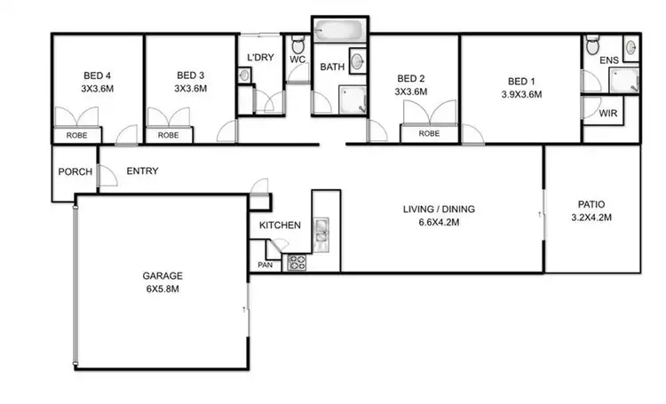 Floorplan of Homely house listing, 20 Kurrawa Crescent, Glenvale QLD 4350