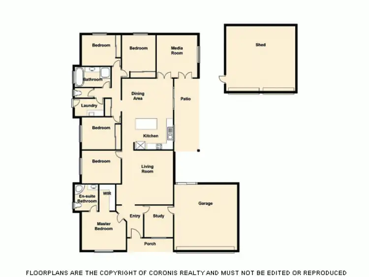 Floorplan of Homely house listing, 5 Bothwell Place (runs along Joyner circuit), Caboolture QLD 4510