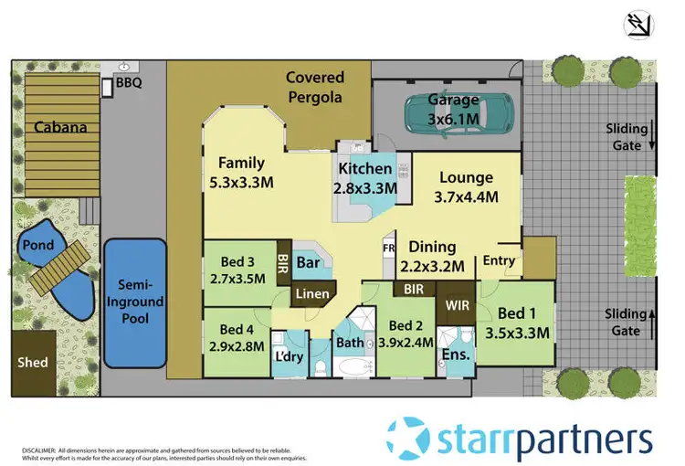 Floorplan of Homely house listing, 24 Thompson Crescent, Glenwood NSW 2768