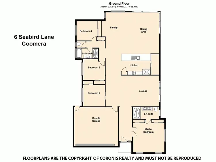 Floorplan of Homely house listing, 6 Seabird Lane, Coomera QLD 4209