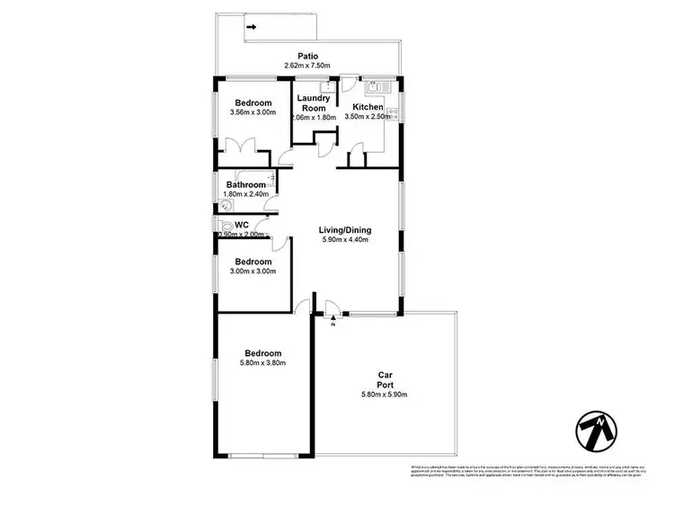 Floorplan of Homely house listing, 36 Buckingham Street, Strathpine QLD 4500