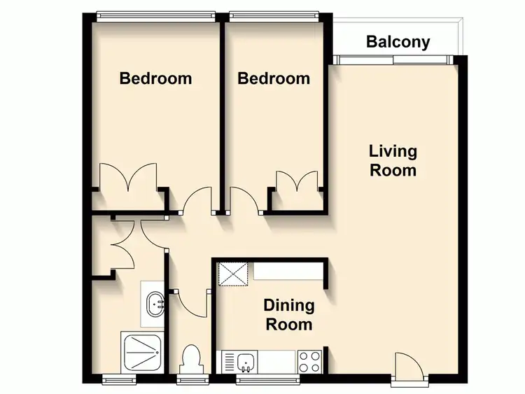 Floorplan of Homely unit listing, 6/19 Durham Street, St Lucia QLD 4067