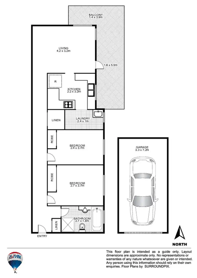 Floorplan of Homely unit listing, 14/15 Preston Street, Jamisontown NSW 2750