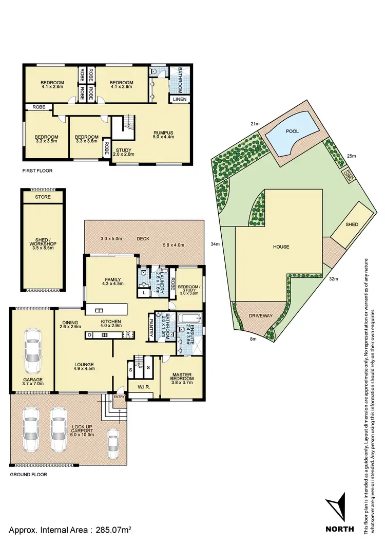 Floorplan of Homely house listing, 25 Myuna Crescent, Seven Hills NSW 2147