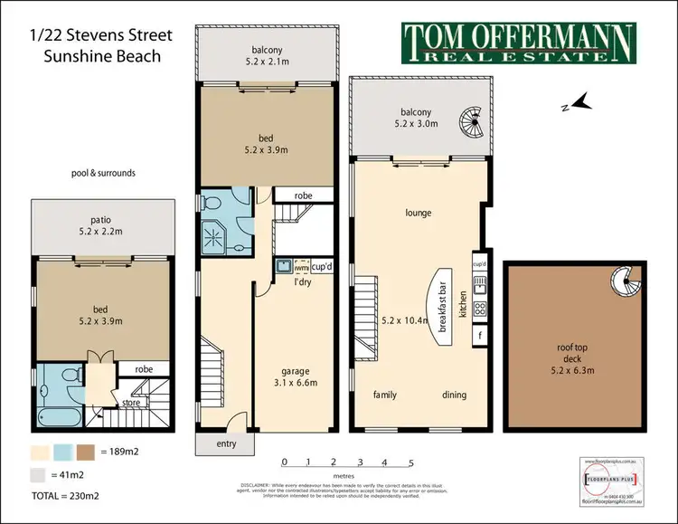 Floorplan of Homely unit listing, 1/22 Stevens St, Sunshine Beach QLD 4567