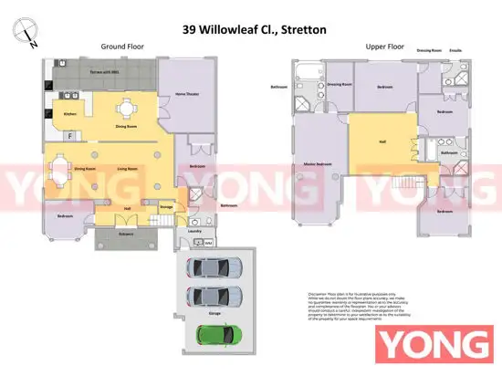 Floorplan of Homely house listing, 39 Willowleaf Close, Stretton QLD 4116