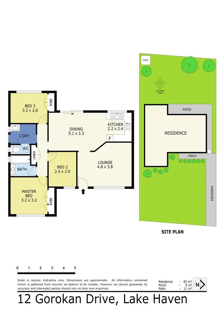Floorplan of Homely house listing, 12 Gorokan Drive, Lake Haven NSW 2263