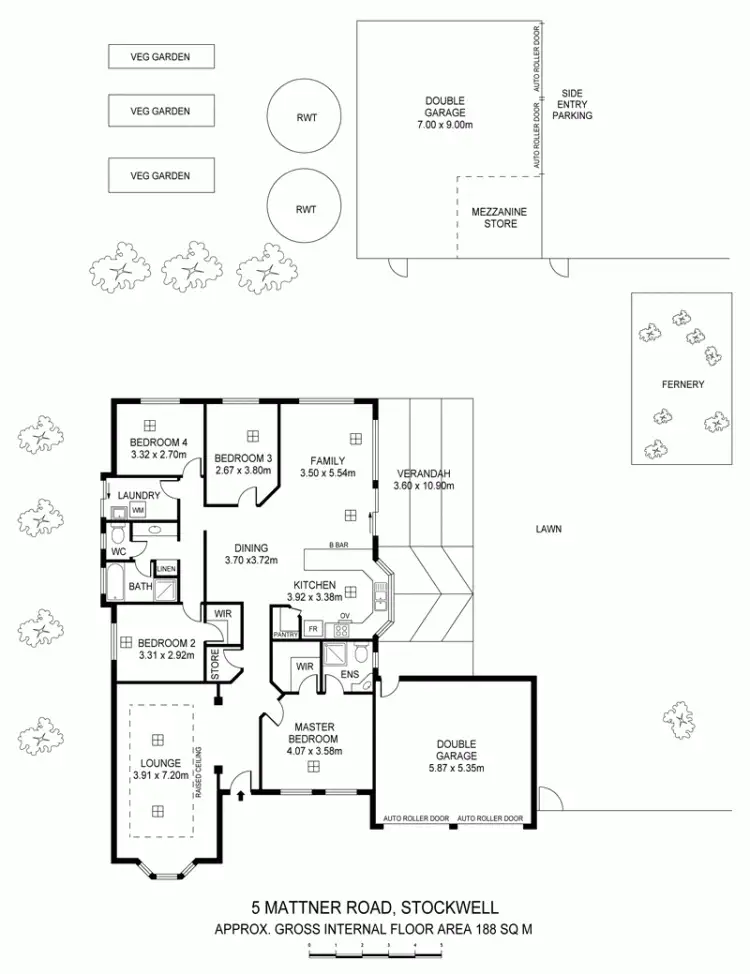 Floorplan of Homely house listing, 5 Mattner Road, Stockwell SA 5355