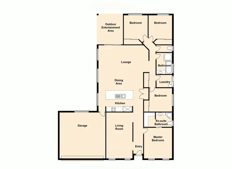 Floorplan of Homely house listing, 17 Cardinal Circuit, Caboolture QLD 4510