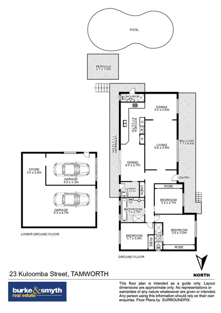 Floorplan of Homely house listing, 23 Kuloomba Street, Tamworth NSW 2340