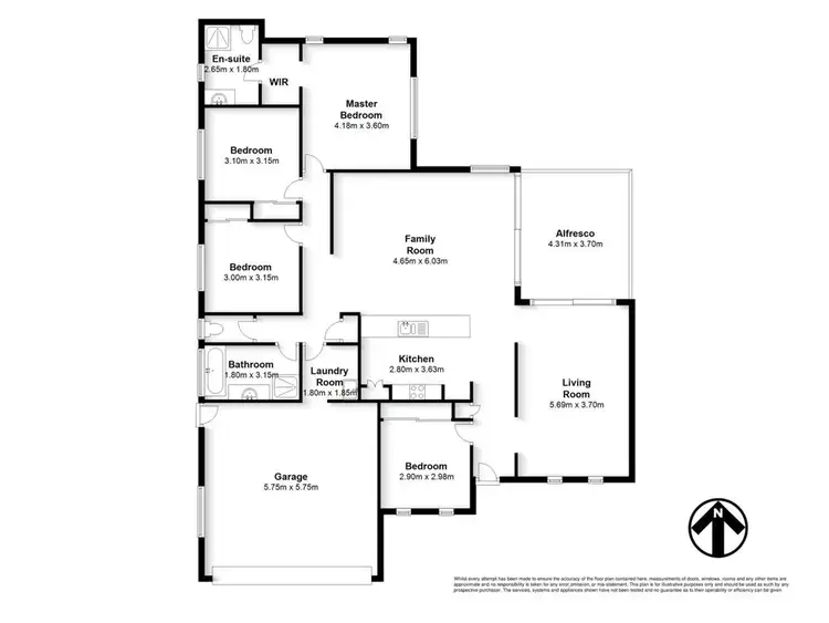 Floorplan of Homely house listing, 3 Anissa court, Bellmere QLD 4510