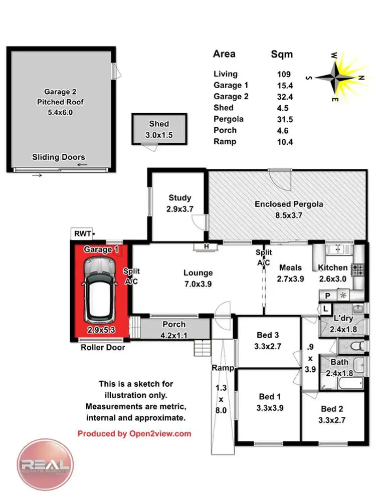 Floorplan of Homely house listing, 3 McCubbin Avenue, Hope Valley SA 5090