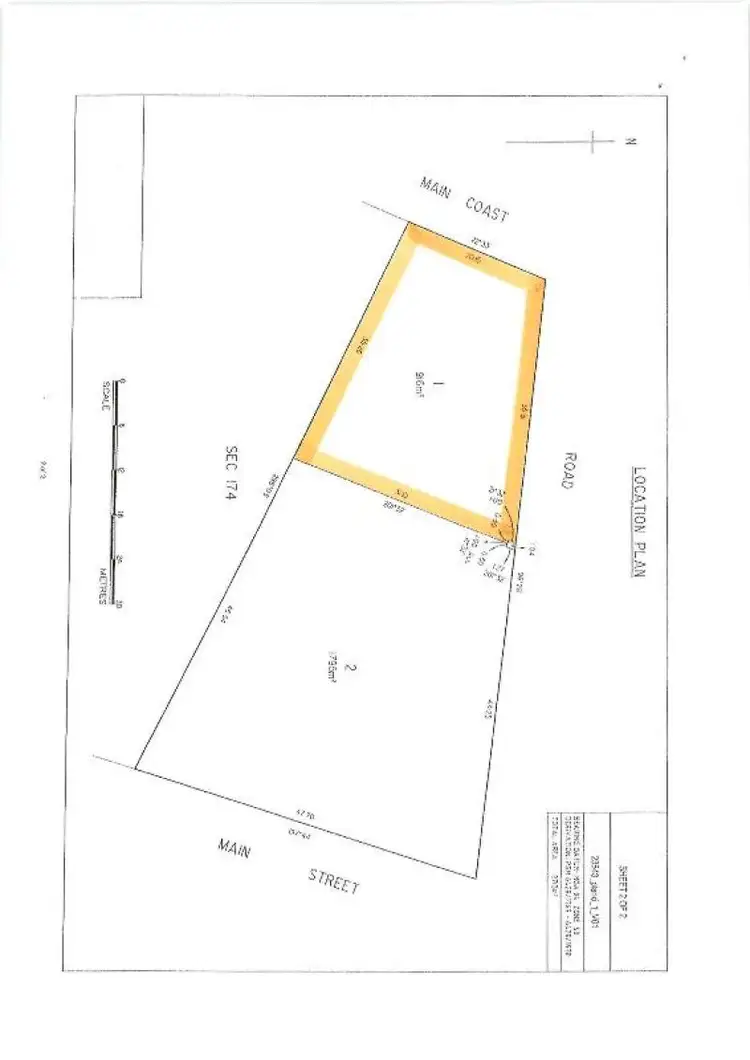 Floorplan of Homely land listing, Lot 1 Main Coast Road, Pine Point SA 5571