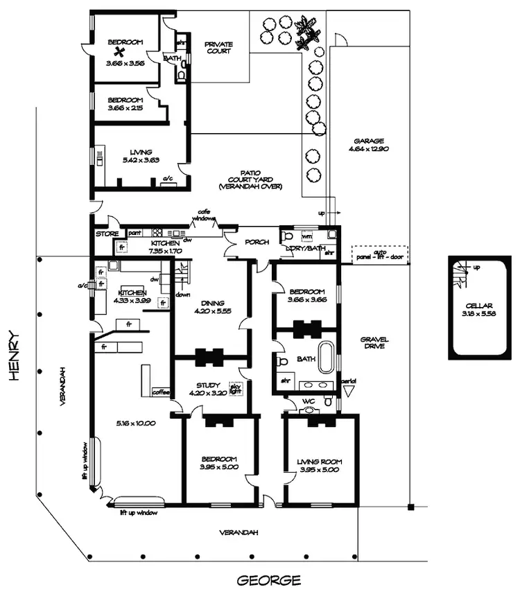 Floorplan of Homely house listing, Henry on George Cafe and Henry's BandB, Moonta SA 5558
