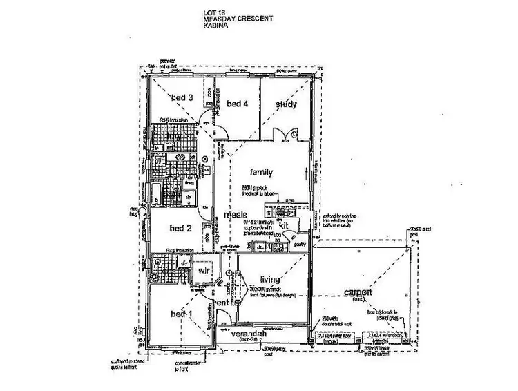 Floorplan of Homely house listing, 4 Measday Crescent, Kadina SA 5554