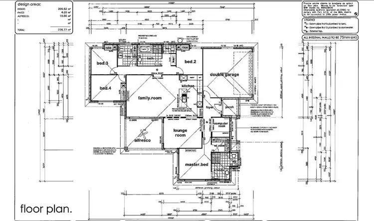 Floorplan of Homely house listing, 4 Wodalla Court, Hodgson Vale QLD 4352