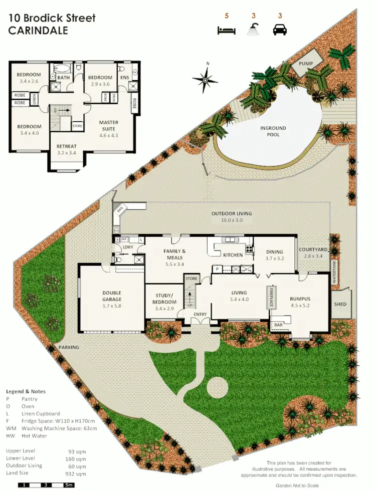 Floorplan of Homely house listing, 10 Brodick Street, Carindale QLD 4152