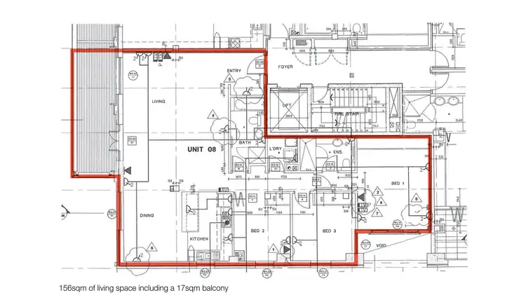 Floorplan of Homely apartment listing, 8/113 King Street, Newcastle NSW 2300