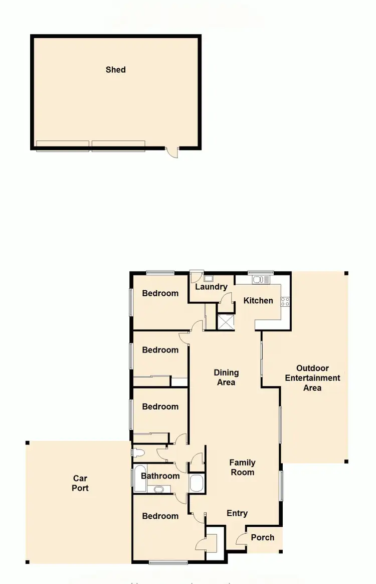 Floorplan of Homely house listing, 113 Pitt Road, Burpengary QLD 4505