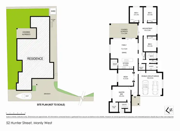 Floorplan of Homely house listing, 52 Hunter Street, Manly West QLD 4179