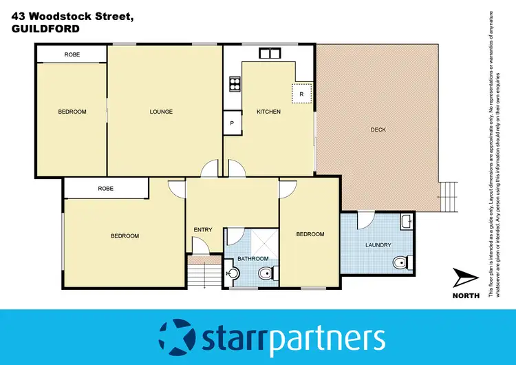 Floorplan of Homely house listing, 43 Woodstock Street, Guildford NSW 2161