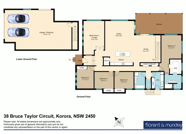 Floorplan of Homely house listing, 38 Bruce Taylor Circuit, Korora NSW 2450