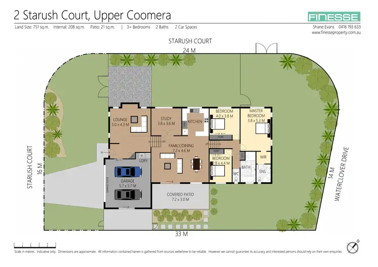 Floorplan of Homely house listing, 2 Starush Court, Upper Coomera QLD 4209