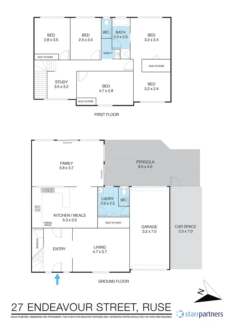 Floorplan of Homely house listing, 27 Endeavour St, Ruse NSW 2560