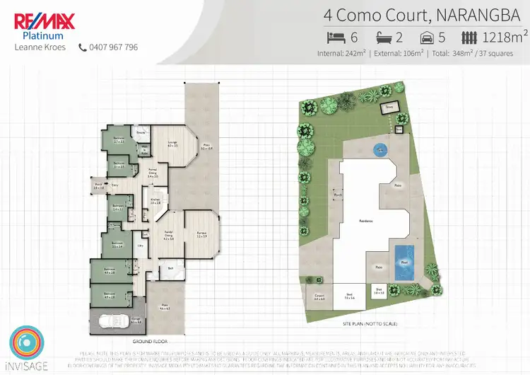 Floorplan of Homely house listing, 4 Como Court, Narangba QLD 4504