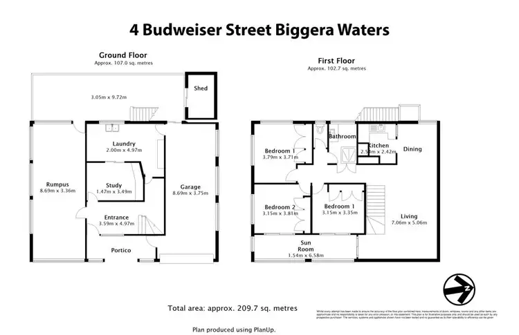 Floorplan of Homely house listing, 4 Budweiser Street, Biggera Waters QLD 4216