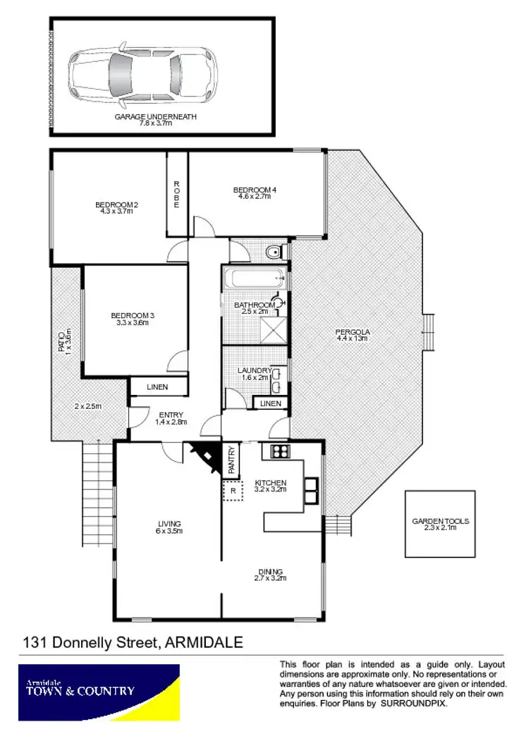 Floorplan of Homely house listing, 131 Donnelly Street, Armidale NSW 2350