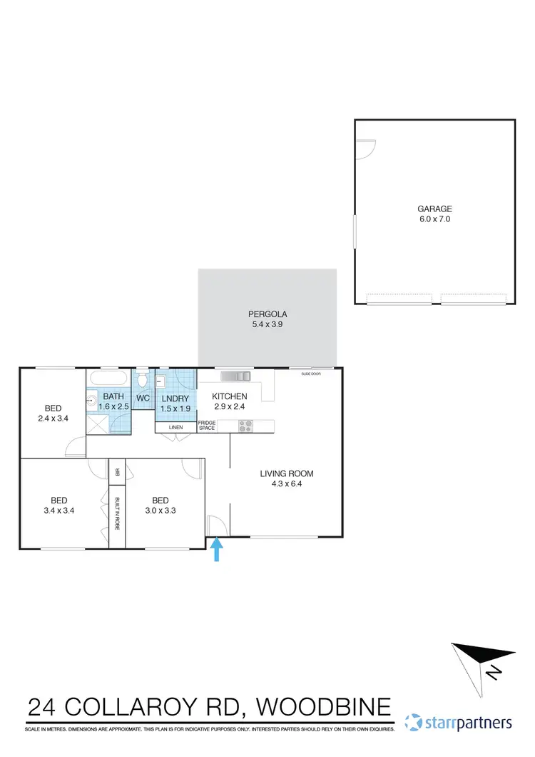 Floorplan of Homely house listing, 24 Collaroy Road, Woodbine NSW 2560