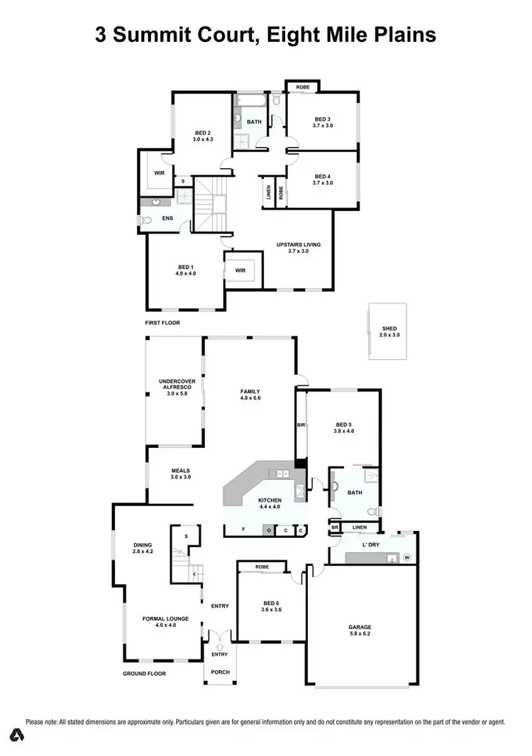 Floorplan of Homely house listing, 3 Summit Court, Eight Mile Plains QLD 4113