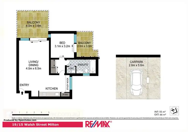 Floorplan of Homely unit listing, 19/15 Walsh Street, Milton QLD 4064